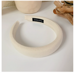 Thick Sponge Hairband for Women in Khaki (One Set)