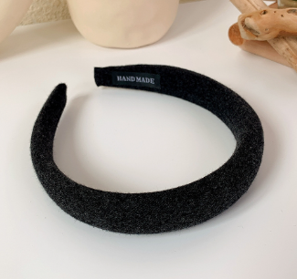 Thick Sponge Hairband for Women in Khaki (One Set)